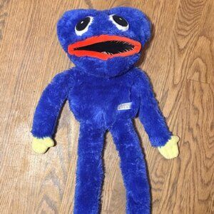 Huggy Wuggy Plush Toy Stuffed Animal Poppy Playtime Monster Blue Furry Horror
